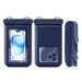 Double Hook Sponge Style Floating Anti-Collision Phone Case Large Capacity Outdoor Sports Waterproof Bag_voghion.com