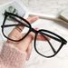 Anti-blue Glasses For Women With Regular Eyeglass Finished Retro Flat Light Frame_voghion.com