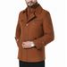 Schafe mittellange verdickte Revers Mode lässig Herren Wolljacke_voghion.com