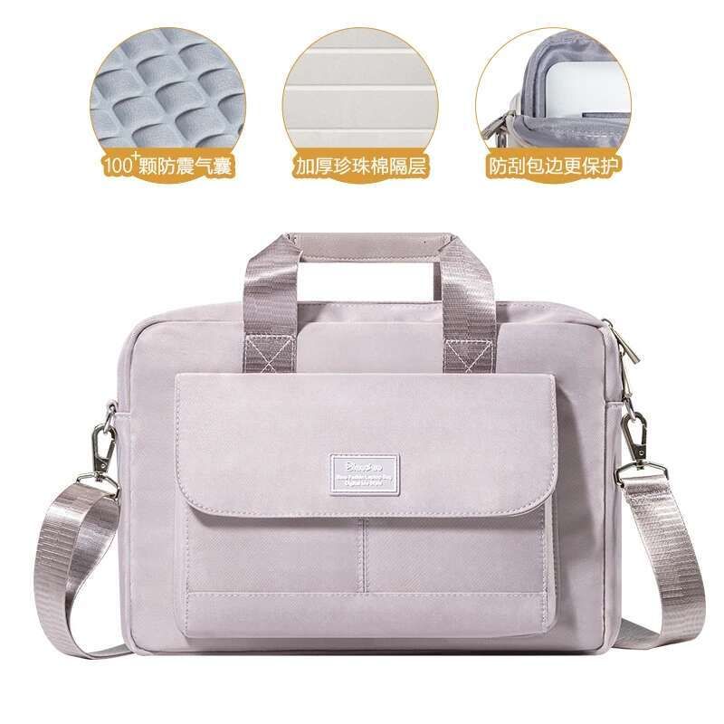 Bolso de diseñador para portátil de 13,3, 14, 15,6 y 16 pulgadas, bolso de hombro, maletín_voghion.com