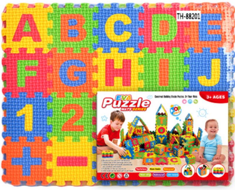 Set da 5,5 cm e 60 pezzi di simboli e numeri delle operazioni EVA, lettere russe, puzzle matematico, tappetino da pavimento, mini puzzle in schiuma_voghion.com