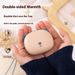 USB Rechargeable Mini Hand Warmer - Portable Soft Heating Pad With Built-in Battery (Lemon Yellow, Classic Beige, Cinnamon Pink, Ocean Blue)_voghion.com