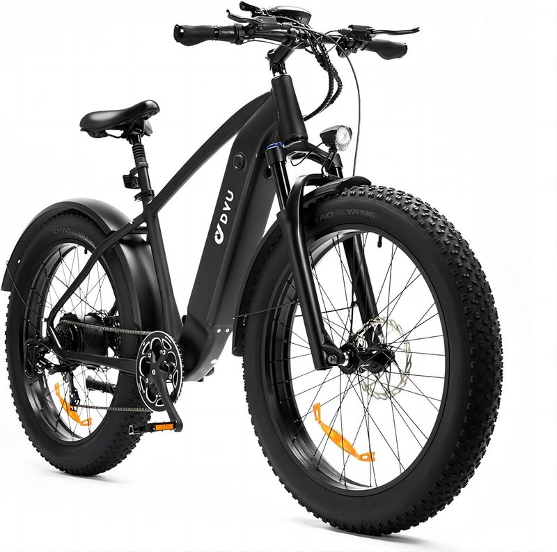 DYU sykkel er egnet for langdistanse terrengsykler opp til 80 miles 200 kilometer), 750W 26 tommer (ca. 66,0_voghion.com