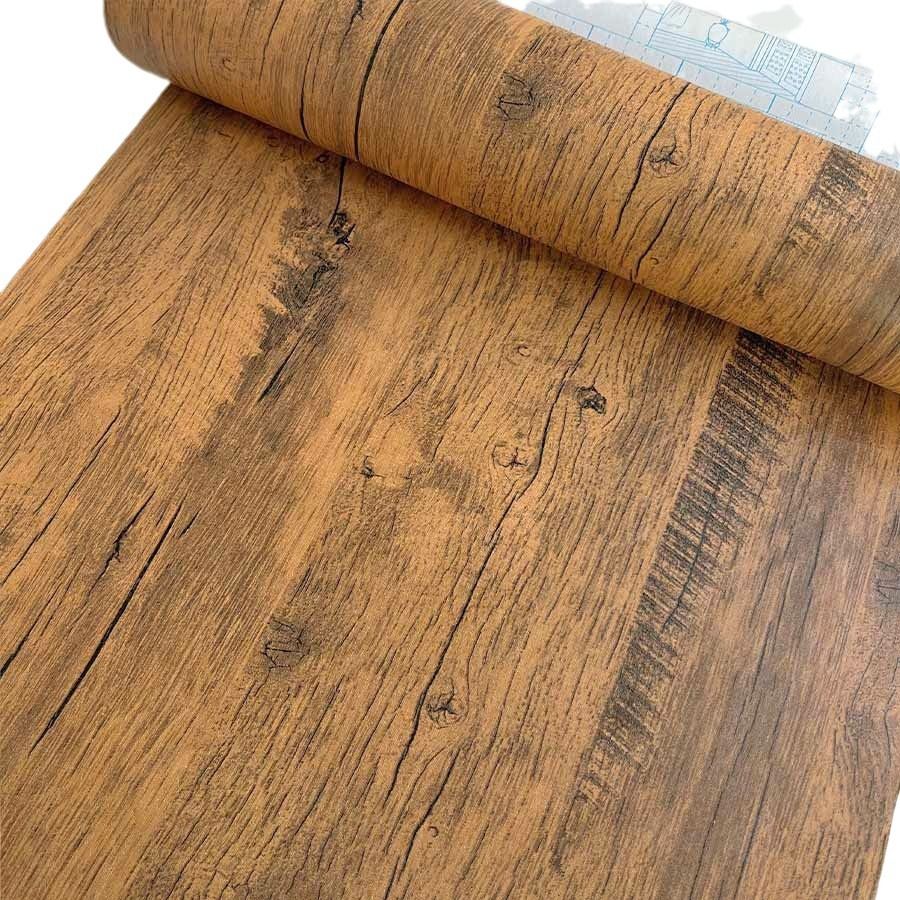 Shein Holzmaserung Selbstklebende 3D-Heimdekoration Baumaterialien TV-Hintergrundwand PVC-Tapete_voghion.com