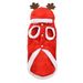 Pet Christmas Tree Santa Claus Reindeer Flannel Clothes_voghion.com