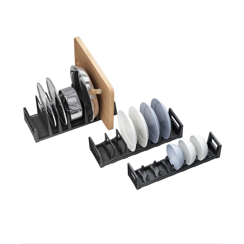 Scolapiatti Organizzatore da cucina Portapiatti telescopico Portaposate per armadietto Mensola Portaoggetti per piatti_voghion.com