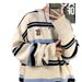 boy Boy Boy Boy Japanese Lazy For Men 2023 Spring And Autumn Striped Knitwear Hong Kong Style Loose Couple Sweater Jacket_voghion.com