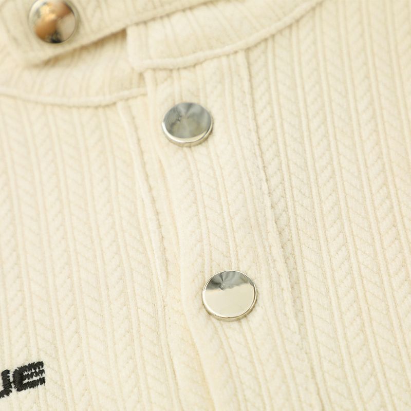 Patchwork Color Block Stand Collar Sweatshirt American Style Trendy Brand Autumn Winter Men's Button Half-Zip Pullover_voghion.com