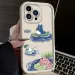 Shockproof Phone Case For IPhone 16 ProMax 15 14 13 12 11 Pro Max XS X XR 8 7 Plus SE 2020 Liquid Silicone Cute T-TotoroS Cover_voghion.com