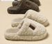 Hairy Cotton Slippers For Women, Autumn And Winter New Styles For Home Furnishings, Thick Soled Warm And Luxurious Slippers For Men_voghion.com