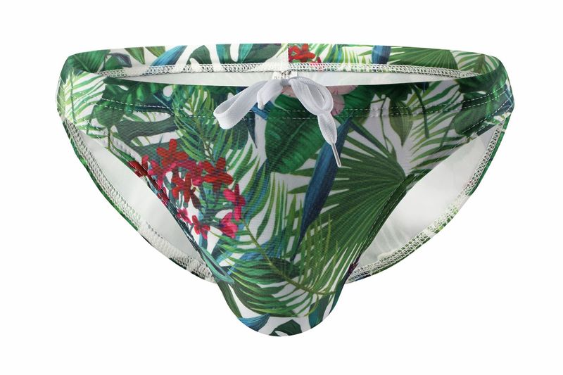 New Men's Printed Swimming Trunks, Breathable Triangle Swimming Trunks And Casual Swimming Trunks_voghion.com