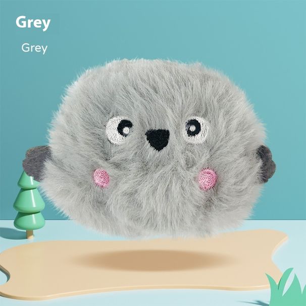 Peluche con suono di chiamata per animali domestici, cartone animato, palla stuzzicante, resistente ai graffi e ai morsi, giocattolo per auto-piacere per gatti_voghion.com