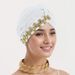 Muslim Hat Women's Stretch Linen Breathable And Comfortable Side Stick Drill Headscarf Cap_voghion.com
