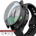 Funda de vidrio templado + PC para Samsung Galaxy Watch 4 (40 mm y 44 mm), protector de pantalla antiarañazos, accesorios para reloj inteligente._voghion.com