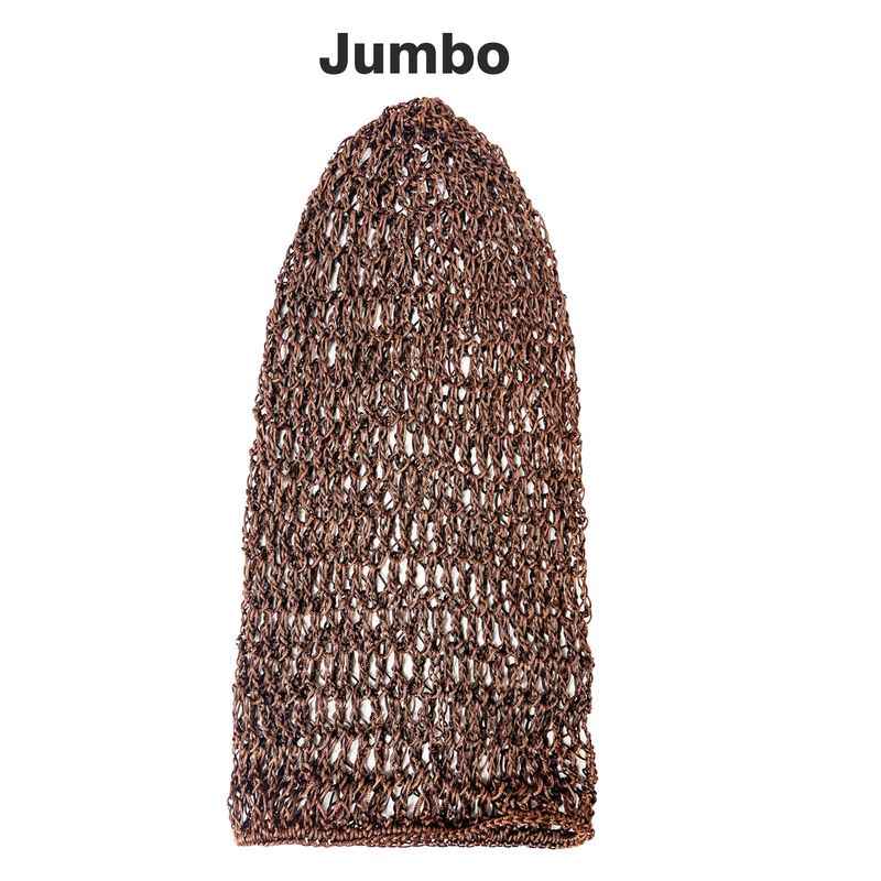 Men's Hats Hand Crocheted Mesh Sleeping Cap Drooping Hair Net Hair Care Extended Net Bag Thick Line Crocheted Full Head Large Size_voghion.com
