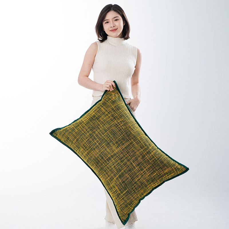 Houndstooth Throw Pillow Covers - Black & Orange Luxury Cushion Covers For Sofa Modern Geometric Pillow Cases (Zipper Closure No Insert Included)​_voghion.com