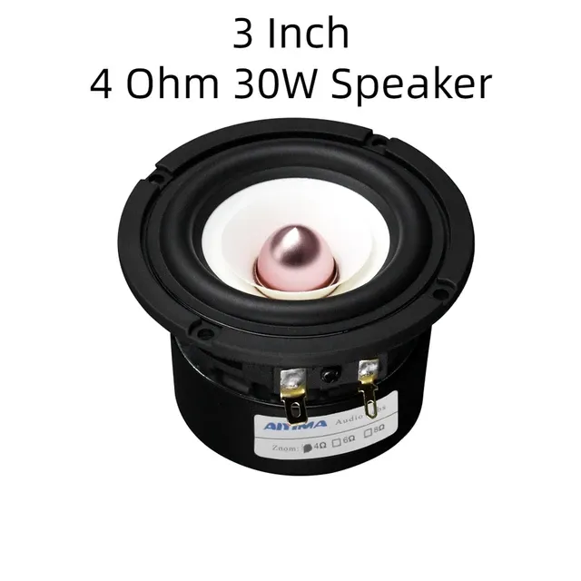 AIYIMA 1 tk 3-tolline täisriba HIFI heliseade 4 8 oomi 30W DIY multimeedia helivõimendi kaasaskantav Bluetooth kõlar_voghion.com
