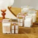 Square Cotton Swab Organizer - Dustproof Makeup Storage_voghion.com