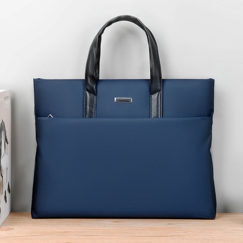 Sac à main d'ordinateur en tissu Oxford pour hommes, grande capacité, Simple, étanche, léger, porte-documents_voghion.com