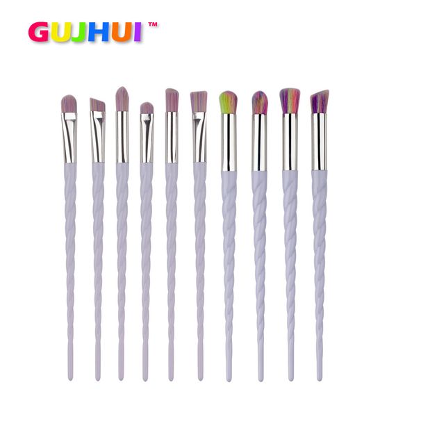 10 pcs makeup brushes unicorn makeup tools eye shadow brushes makeup set GUJHUI Yuncai_voghion.com