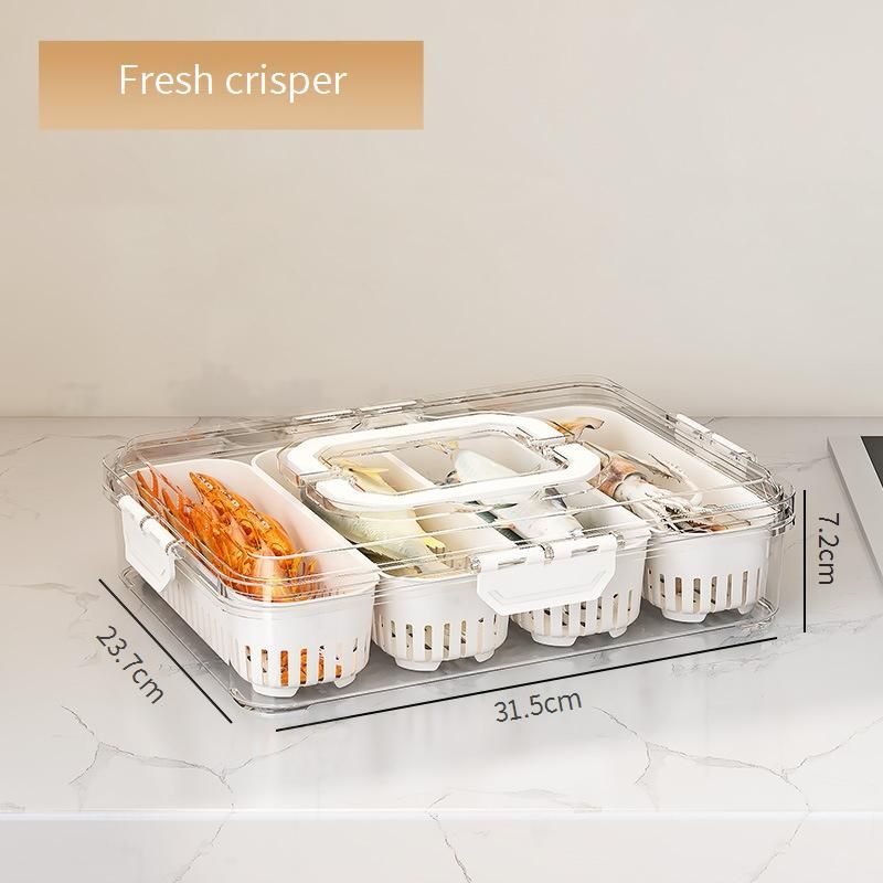 10-Piece Stackable Food Storage Set - BPA Free Airtight Containers For Refrigerator & Pantry (Fruits/Vegetables/Eggs/Spices Organization)​_voghion.com