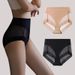 Women's Intimates Sexy Lace High Waist Large Size Abdomen Lifting Hip Breathable Pure Cotton Crotch Girls Briefs_voghion.com