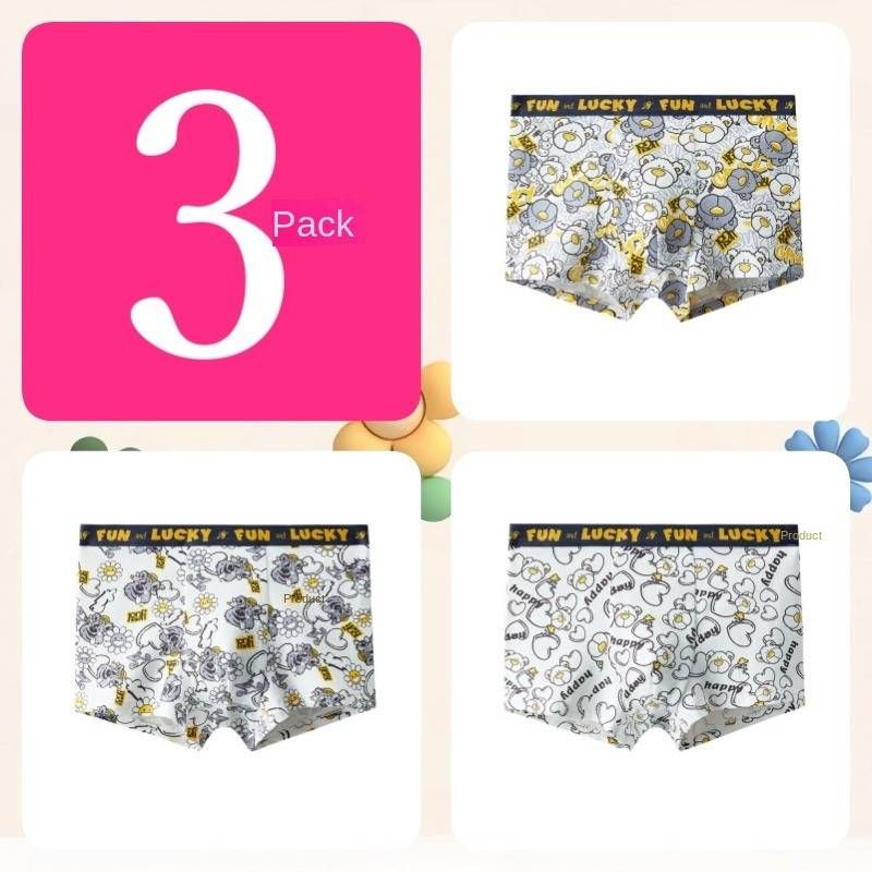Miso Bear Boys Underwear Boneless Cotton Boxer Children's Cotton Boxer Shorts Boys Baby Toddler Boys_voghion.com