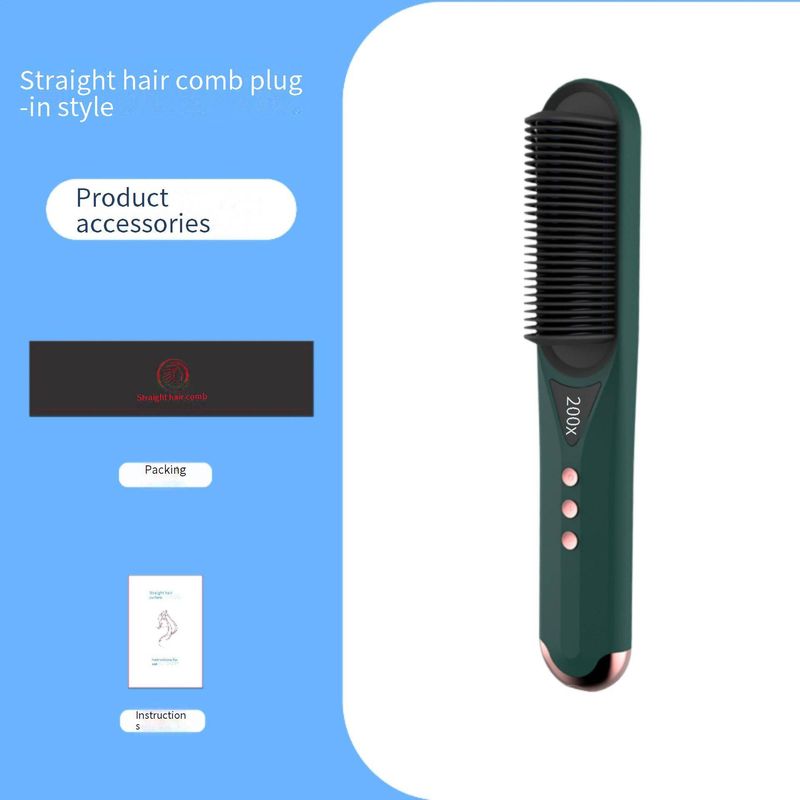 Beach Wave Creator Ionic 2-in-1 Brush - Curling Iron & Frizz-Free Styler For Effortless Waves
 ACZT_voghion.com