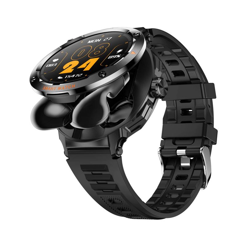 2-in-1 Men's Smartwatch With Wireless Calling (answering/making Calls) And Built-in Headphones, Perfect Gift For Sports Enthusiasts_voghion.com