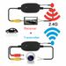 Kit trasmettitore e ricevitore video a colori wireless per telecamere per auto da 2,4 GHz DC 12 V, telecamera per visione posteriore Wi-Fi_voghion.com
