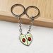 Nuovo portachiavi con ciondolo a forma di avocado per ragazze, adatto per borse e zaini._voghion.com