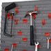DURHAND Tool Organizer Wall Mounted With 54 Piece Pegboard And Shelf 50 Hooks, DIY Garage Storage With Strong Loading Capacity_voghion.com