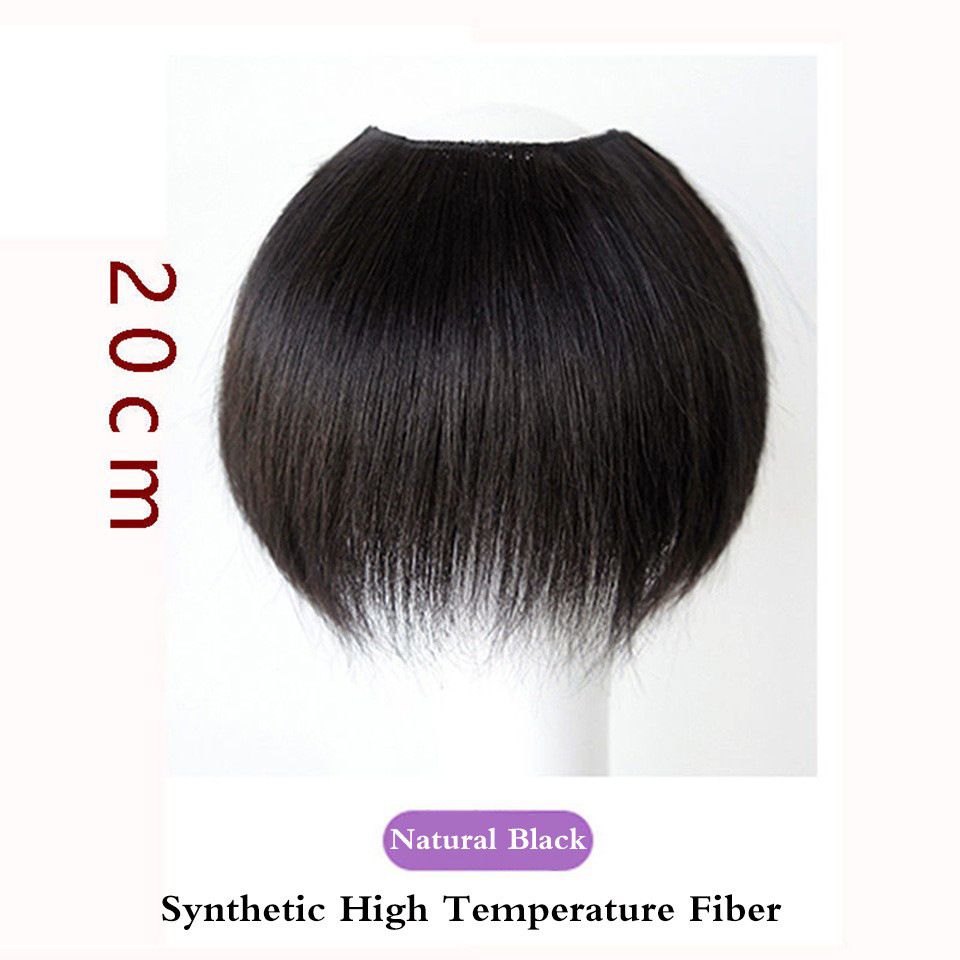 Perücke-Stéck U-fërmeg, flaach Hoer-Patch-Pad mat véier Clips, erhéicht den Hoervolumen ëm 20 cm, héichtemperaturseid_voghion.com