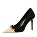 9283-2 Style Banquet Slim High Heels Light Mouth Colored Pointed Metal Chains Decorative Women's Single Shoes_voghion.com