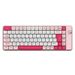 QW06 Office Entertainment Dual-mode Color Keyboard And Mouse Set Wireless Bluetooth Universal Keyboard Girls High-value Set_voghion.com