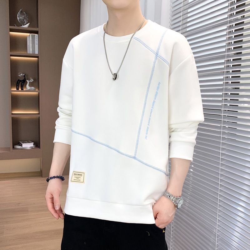 Men’s Oversized Drop Shoulder Sweatshirt – Minimalist Crewneck Pullover (M-5XL, Wrinkle-Resistant Cotton Blend)_voghion.com