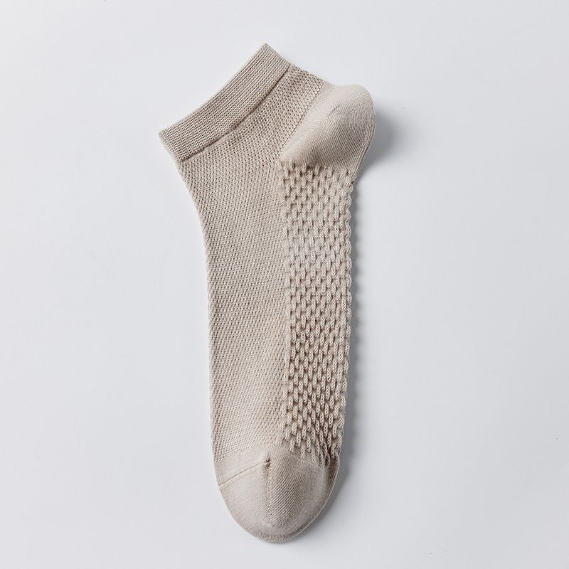 Men's Cotton Socks Pure Cotton Men's Cotton Socks Short Socks Zhuji Socks Summer Short Tube Men's Socks Antibacterial Deodorant Mesh Sweat Absorbing_voghion.com