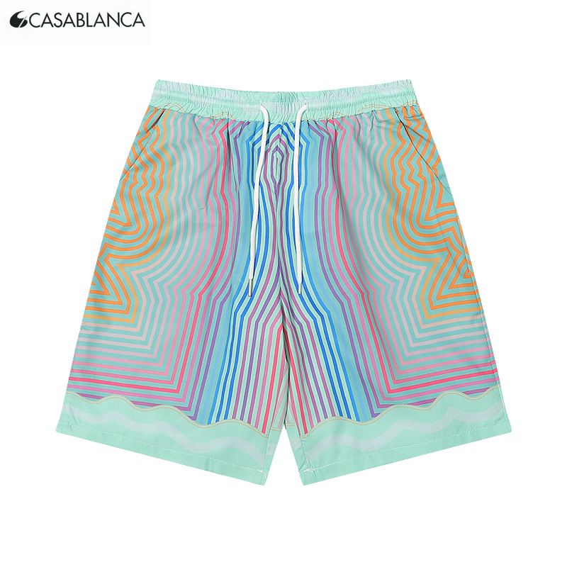 Strandoverhemd met korte mouwen en korte mouwen, shorts, vest voor heren CASA_voghion.com