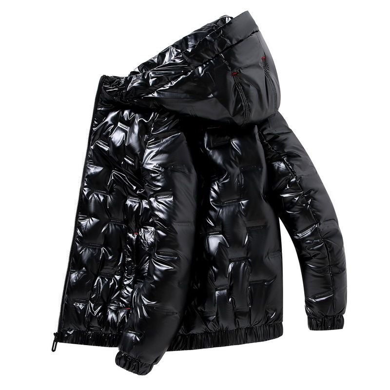 Men's Short-Length Winter Coat Thickened Men's Winter Jacket Men's Jacket Shiny Finish Japanese & Korean Style Winter Wear_voghion.com