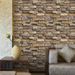 Brick Pattern 3D Self-Adhesive DIY Photo Live Streaming Background Wall Living Room Dormitory PVC Wallpaper_voghion.com