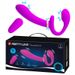 Dildo anale con doppio strap-on, controllo elettrico senza fili, vibratore per punto G e clitoride, per lesbiche, SM, strap-on_voghion.com