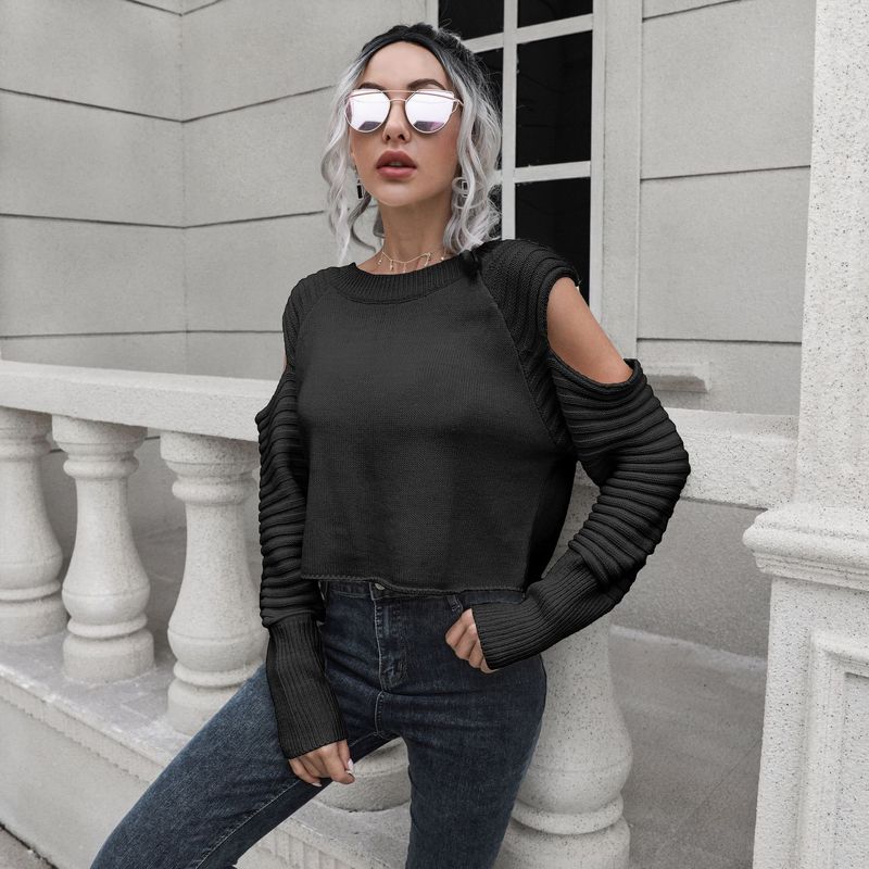 Women's loose autumn and winter long sleeve sweater new style_voghion.com