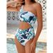GraceChic 2024 New European And American Foreign Trade Printed One-Piece For Women With A Sense Of Design Sexy Swimwear_voghion.com