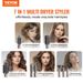 Styler 7-in-1 Volumizing Brush Professional For Hair Drying Multi Dryer_voghion.com