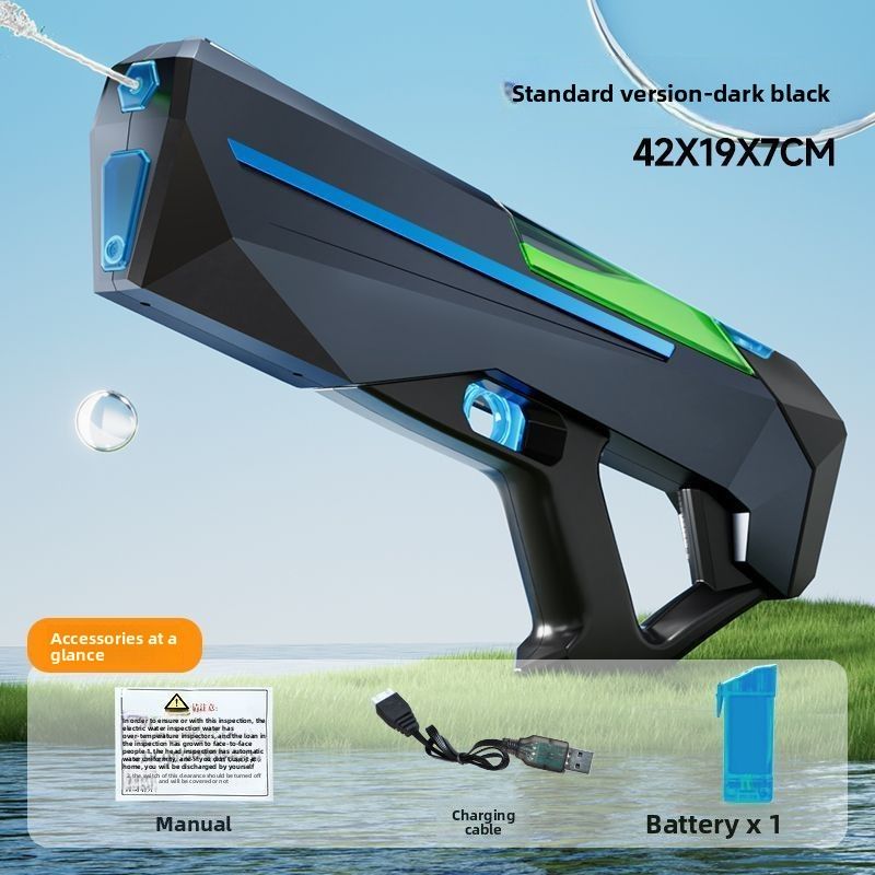 Electric Children's Automatic Absorption High-Pressure Pulse Beach Play Large Water Gun Toy_voghion.com