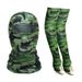 Camouflage hoofddeksel Bivakmuts Masker Vliegende Tijgerhoed verlengde vingerloze ijszijde zonnebrandcrème mouwcombinatie_voghion.com