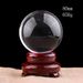 30/40/50/60/80mm Clear Smooth Prism Glass Crystal Ball Rainbow Aurora Sun Catcher Refraction Paperweight Crafts Globe_voghion.com