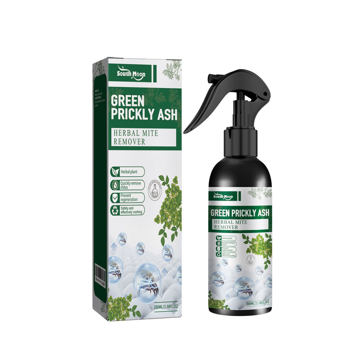 Blue South Moon Witte Peperverwijderaar voor huishoudelijk beddengoed, banken, verwijdering, preventie en mijtverwijderingsgereedschap_voghion.com