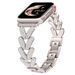 Applicable to watch 78910 series universal V shaped diamond iwatch thin metal strap_voghion.com