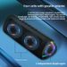 portable bluetooth speaker - waterproof design, 4 unit stereo, long battery life, colorful lights, high definition calls, suitable for outdoor parties_voghion.com